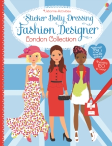 Sticker Dolly Dressing Fashion Designer London Collection, Paperback Book Sticker Dolly Dressing Fashion Designer London Collection, Paperback Book