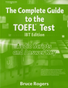 Complete Guide to TOEFL Audio Scripts with Answer Key, Paperback Complete Guide to TOEFL Audio Scripts with Answer Key, Paperback