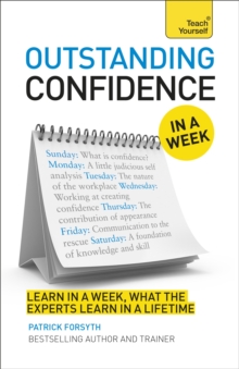 Outstanding Confidence in a Week, Paperback Book Outstanding Confidence in a Week, Paperback Book