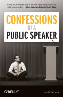 Confessions of a Public Speaker, Paperback Book Confessions of a Public Speaker, Paperback Book