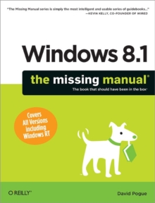 Windows 8.1: The Missing Manual, Paperback Book Windows 8.1: The Missing Manual, Paperback Book