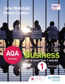 AQA A Level Business 1 (Wolinski & Coates), Paperback Book AQA A Level Business 1 (Wolinski & Coates), Paperback Book
