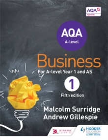 AQA Business for A Level 1 (Surridge & Gillespie), Paperback AQA Business for A Level 1 (Surridge & Gillespie), Paperback