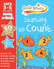Gold Stars Starting to Count Ages 3-5 Pre-School, Mixed media product Gold Stars Starting to Count Ages 3-5 Pre-School, Mixed media product
