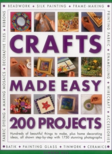 Crafts Made Easy: 200 Projects, Paperback Book Crafts Made Easy: 200 Projects, Paperback Book
