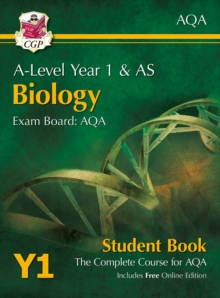 New A-Level Biology for AQA: Year 1 & AS Student Book with Online Edition, Paperback Book New A-Level Biology for AQA: Year 1 & AS Student Book with Online Edition, Paperback Book