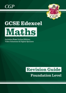 New GCSE Maths Edexcel Revision Guide: Foundation - for the Grade 9-1 Course (with Online Edition), Paperback New GCSE Maths Edexcel Revision Guide: Foundation - for the Grade 9-1 Course (with Online Edition), Paperback
