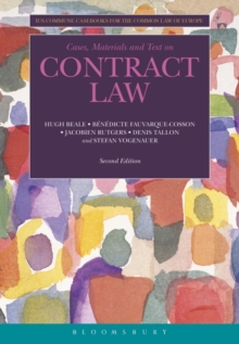 Contract Law : Ius Commune Casebooks for the Common Law of Europe, Paperback Book Contract Law : Ius Commune Casebooks for the Common Law of Europe, Paperback Book