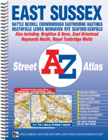 East Sussex Street Atlas, Spiral bound East Sussex Street Atlas, Spiral bound