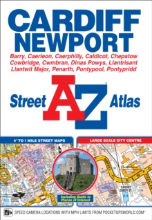 Cardiff & Newport Street Atlas, Paperback Book Cardiff & Newport Street Atlas, Paperback Book