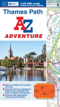 Thames Path Adventure Atlas, Paperback Book Thames Path Adventure Atlas, Paperback Book