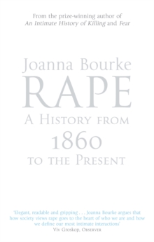 Rape : A History from 1860 to the Present, Paperback Book Rape : A History from 1860 to the Present, Paperback Book