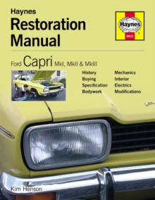 Ford Capri Restoration Manual, Board book Ford Capri Restoration Manual, Board book