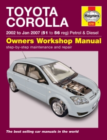 Toyota Corolla Service and Repair Manual : 2002 to 2007, Hardback Book Toyota Corolla Service and Repair Manual : 2002 to 2007, Hardback Book