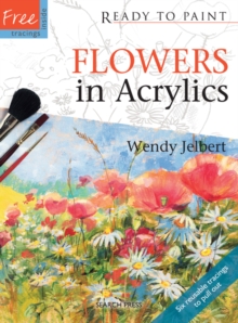 Flowers in Acrylics, Paperback Book Flowers in Acrylics, Paperback Book