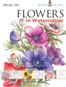 Flowers in Watercolour, Paperback Book Flowers in Watercolour, Paperback Book