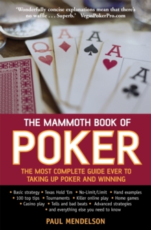The Mammoth Book of Poker, Paperback Book The Mammoth Book of Poker, Paperback Book