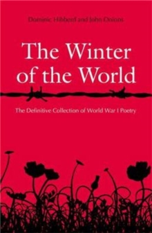 The Winter of the World : Poems of the Great War, Paperback Book The Winter of the World : Poems of the Great War, Paperback Book