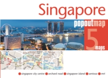 Singapore PopOut Map, Sheet map, folded Book Singapore PopOut Map, Sheet map, folded Book