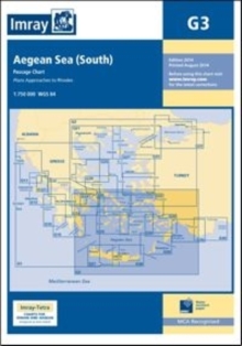 Imray Chart G3 : Aegean Sea (South), Sheet map, folded Book Imray Chart G3 : Aegean Sea (South), Sheet map, folded Book
