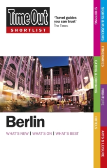 Time Out Shortlist Berlin, Paperback Book Time Out Shortlist Berlin, Paperback Book