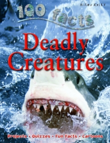 100 Facts on Deadly Creatures, Paperback Book 100 Facts on Deadly Creatures, Paperback Book