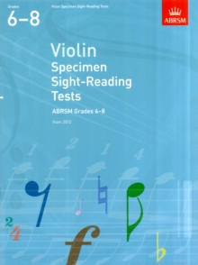 Violin Specimen Sight-Reading Tests, ABRSM Grades 6-8 : From 2012, Sheet music Book Violin Specimen Sight-Reading Tests, ABRSM Grades 6-8 : From 2012, Sheet music Book