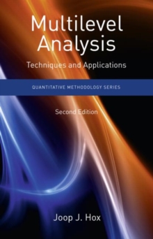 Multilevel Analysis : Techniques and Applications, Paperback Book Multilevel Analysis : Techniques and Applications, Paperback Book