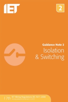 Guidance Note 2: Isolation & Switching, Paperback Book Guidance Note 2: Isolation & Switching, Paperback Book