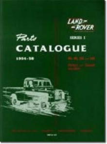 Land Rover Series 1 Parts Catalogues 1954-58, Paperback Book Land Rover Series 1 Parts Catalogues 1954-58, Paperback Book