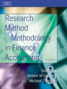 Research Methods and Methodology in Finance and Accounting, Paperback Book Research Methods and Methodology in Finance and Accounting, Paperback Book