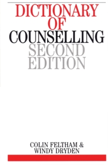 Dictionary of Counselling, Paperback Book Dictionary of Counselling, Paperback Book