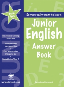 Junior English Book 1 Answer Book, Paperback Book Junior English Book 1 Answer Book, Paperback Book
