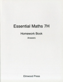 Essential Maths 7H Homework Book Answers, Paperback Essential Maths 7H Homework Book Answers, Paperback