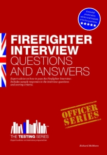 Firefighter Interview Questions and Answers, Paperback Book Firefighter Interview Questions and Answers, Paperback Book