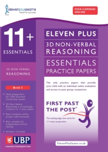 11+ Essentials 3D Non Verbal Reasoning for CEM : Book 2, Paperback Book 11+ Essentials 3D Non Verbal Reasoning for CEM : Book 2, Paperback Book
