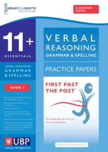 11+ Verbal Reasoning Grammar & Spelling for Cem, (Multiple Choice Practice Tests Included) : Book 2, Paperback Book 11+ Verbal Reasoning Grammar & Spelling for Cem, (Multiple Choice Practice Tests Included) : Book 2, Paperback Book