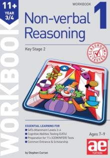 11+ Non-Verbal Reasoning Year 3/4 Workbook 1 : Including Multiple Choice Test Technique, Paperback Book 11+ Non-Verbal Reasoning Year 3/4 Workbook 1 : Including Multiple Choice Test Technique, Paperback Book