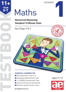 11+ Maths Year 5-7 Testbook 1 : Numerical Reasoning Standard 15 Minute Tests, Paperback Book 11+ Maths Year 5-7 Testbook 1 : Numerical Reasoning Standard 15 Minute Tests, Paperback Book