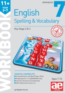 11+ Spelling and Vocabulary Workbook 7 : Intermediate Level, Paperback 11+ Spelling and Vocabulary Workbook 7 : Intermediate Level, Paperback