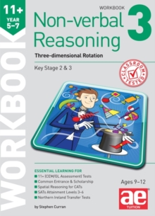 11+ Non-Verbal Reasoning Year 5-7 Workbook 3 : Three-Dimensional Rotation, Mixed media product Book 11+ Non-Verbal Reasoning Year 5-7 Workbook 3 : Three-Dimensional Rotation, Mixed media product Book