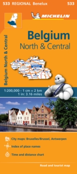 Noord-en Midden-Belgie / Belgique Nord Et Centre, Sheet map, folded Noord-en Midden-Belgie / Belgique Nord Et Centre, Sheet map, folded