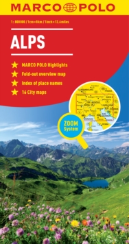 Alps Marco Polo Map, Sheet map, folded Book Alps Marco Polo Map, Sheet map, folded Book