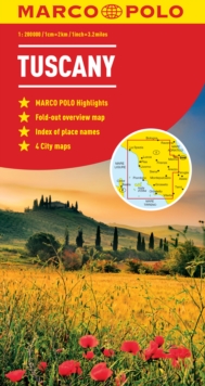 Tuscany Marco Polo Map, Sheet map, folded Book Tuscany Marco Polo Map, Sheet map, folded Book