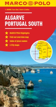 Algarve, Portugal South Marco Polo Map, Sheet map, folded Algarve, Portugal South Marco Polo Map, Sheet map, folded