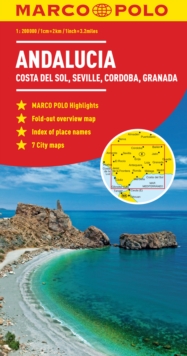 Andalusia, Costa Del Sol, Seville, Cordoba, Granada Marco Polo Map, Sheet map, folded Andalusia, Costa Del Sol, Seville, Cordoba, Granada Marco Polo Map, Sheet map, folded