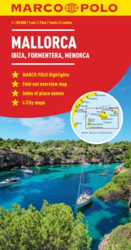 Mallorca (Ibiza, Formentera, Menorca) Marco Polo Map, Sheet map, folded Book Mallorca (Ibiza, Formentera, Menorca) Marco Polo Map, Sheet map, folded Book