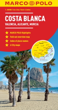 Costa Blanca Marco Polo Map, Sheet map, folded Book Costa Blanca Marco Polo Map, Sheet map, folded Book