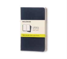 Moleskine Plain Cahier - Navy Cover (3 Set), Multiple copy pack Book Moleskine Plain Cahier - Navy Cover (3 Set), Multiple copy pack Book