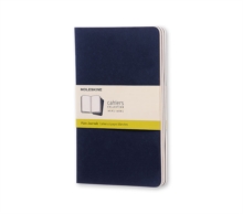 Moleskine Plain Cahier L - Navy Cover (3 Set), Multiple copy pack Book Moleskine Plain Cahier L - Navy Cover (3 Set), Multiple copy pack Book